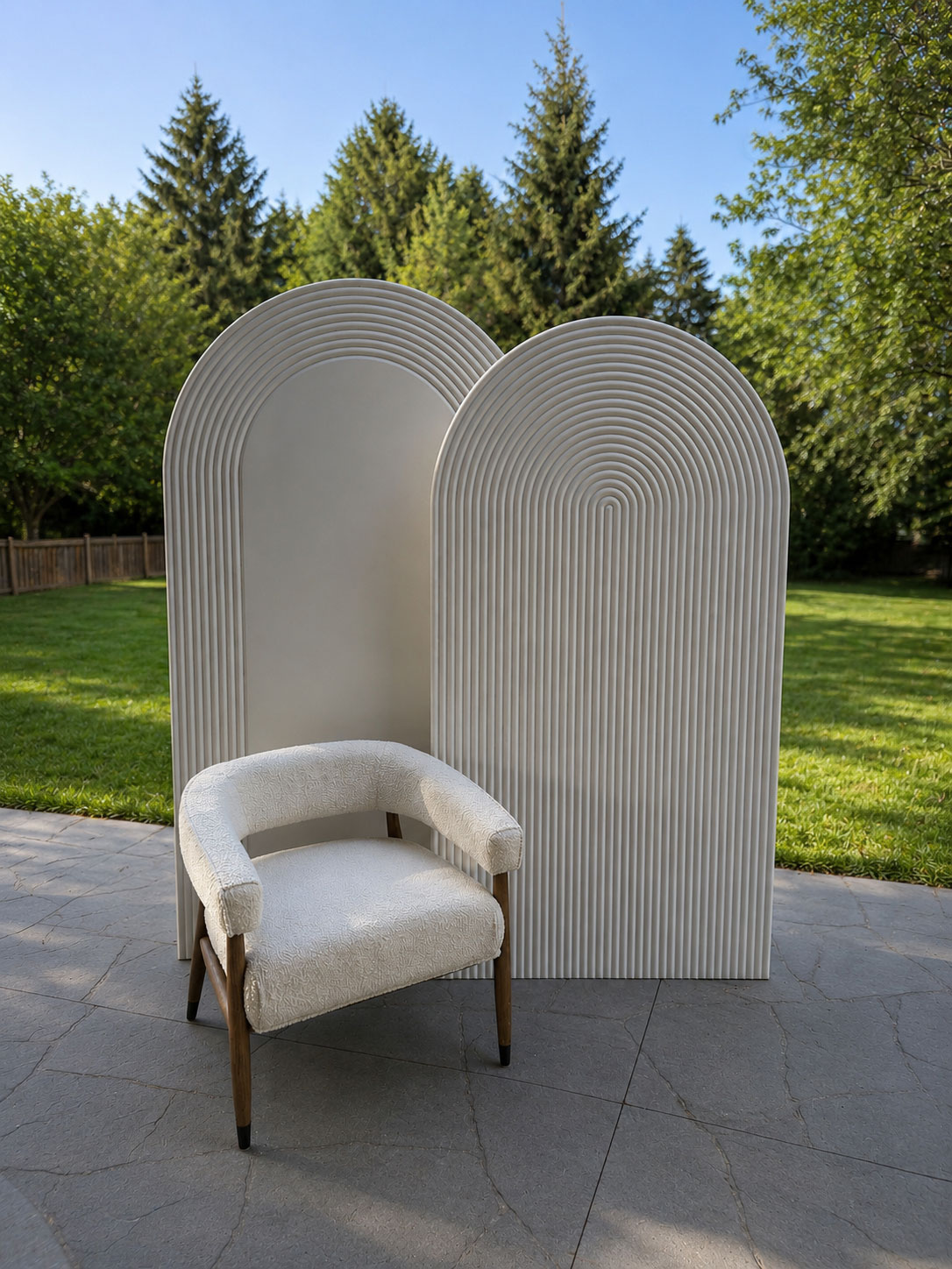 Wooden Ripple Arches