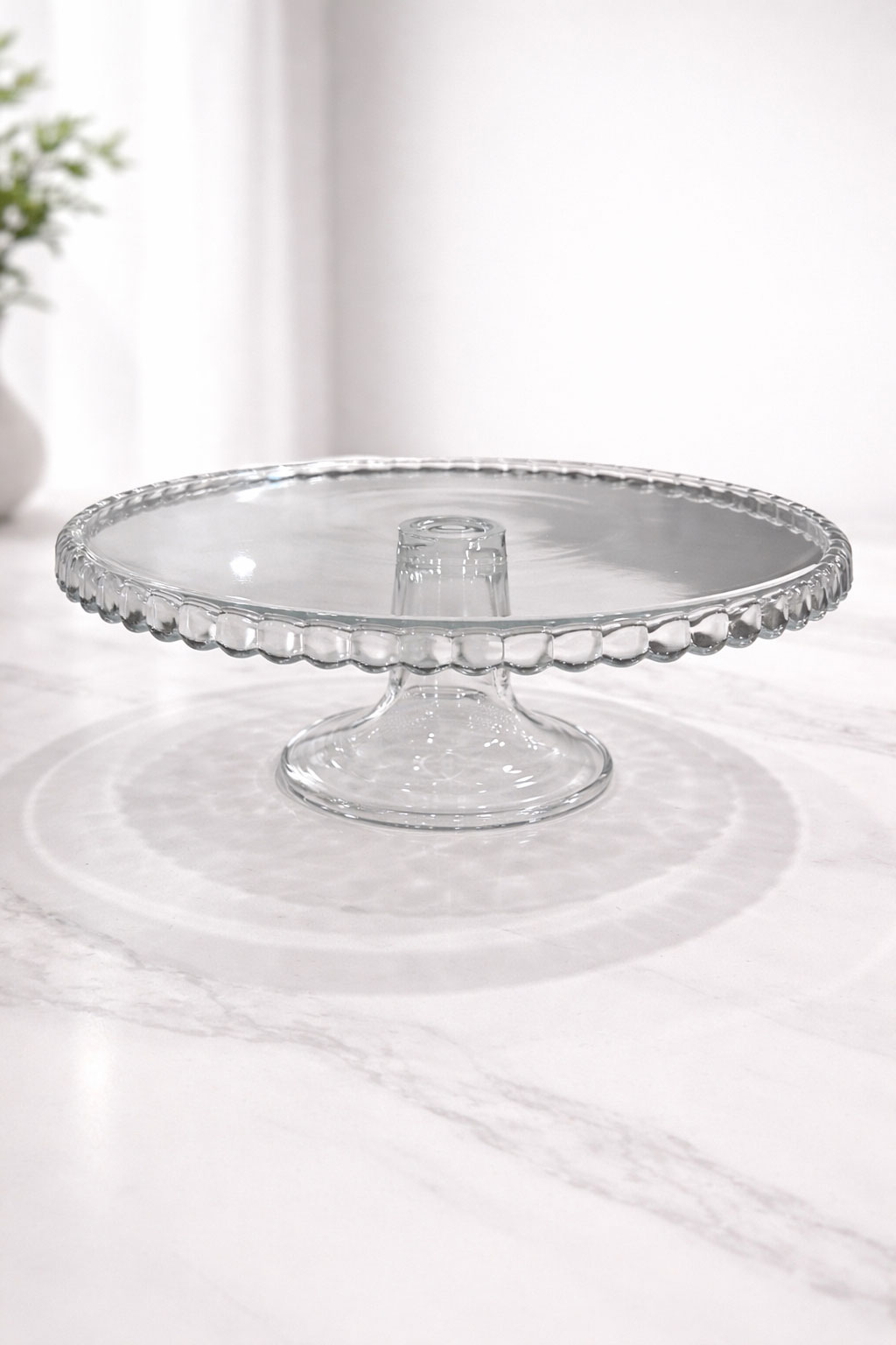 Glass Cake Plate