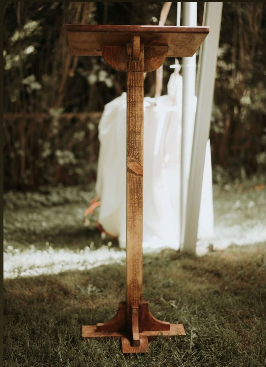 Wood Lectern