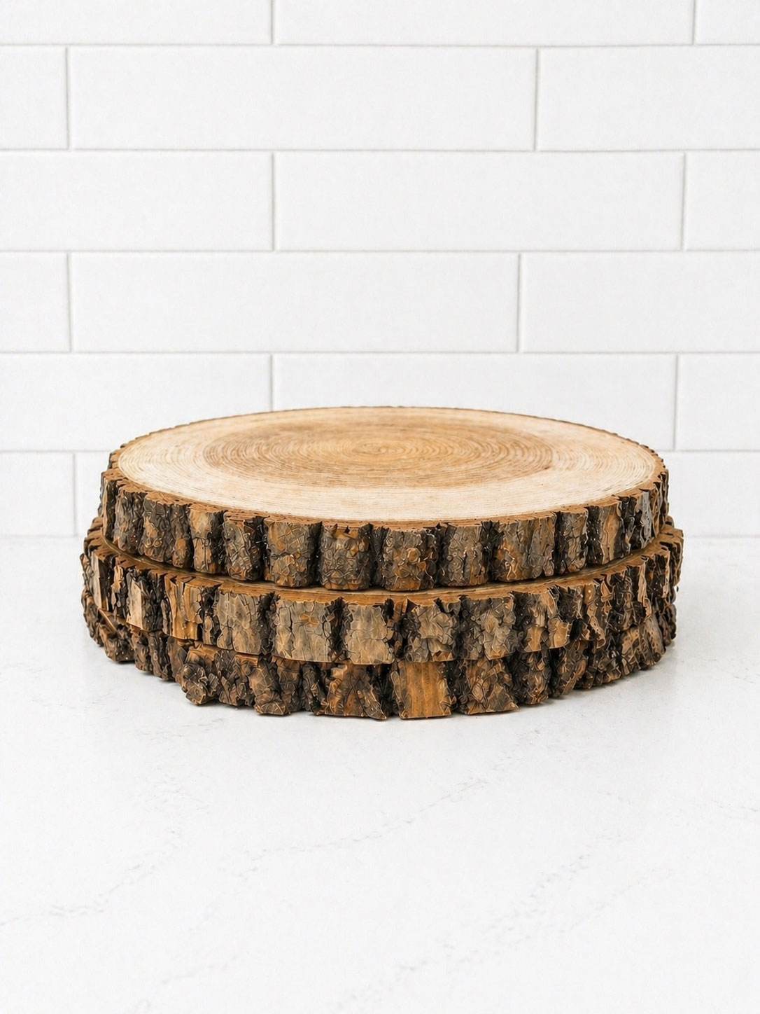 Wooden Slab Centerpiece