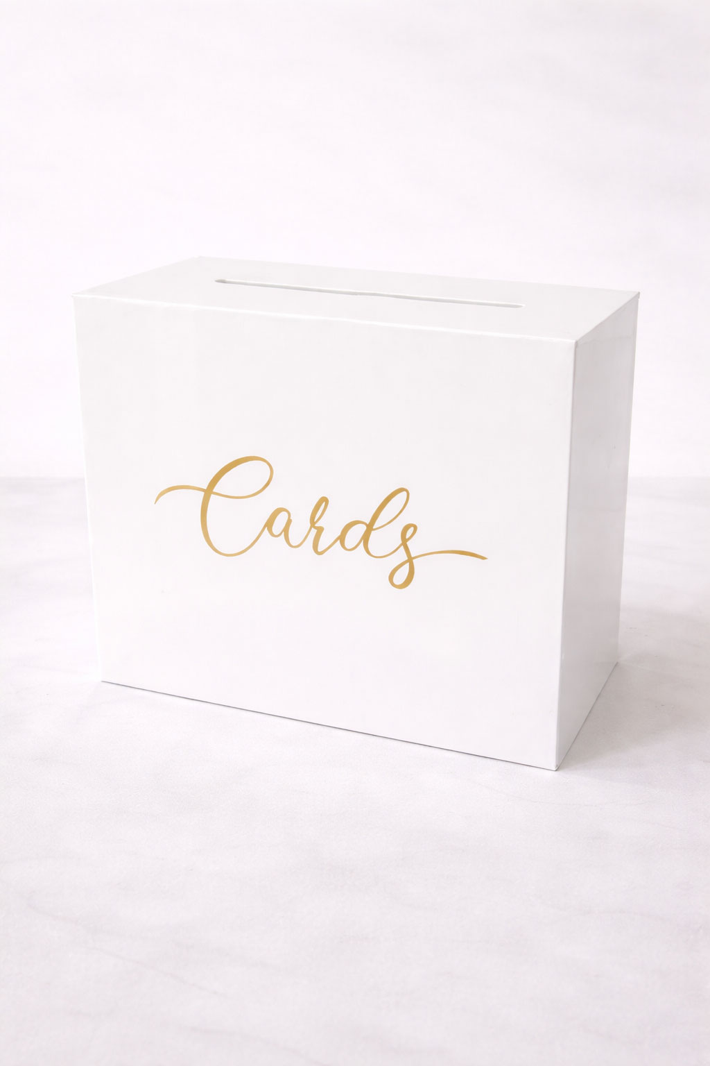 White acrylic Card Box