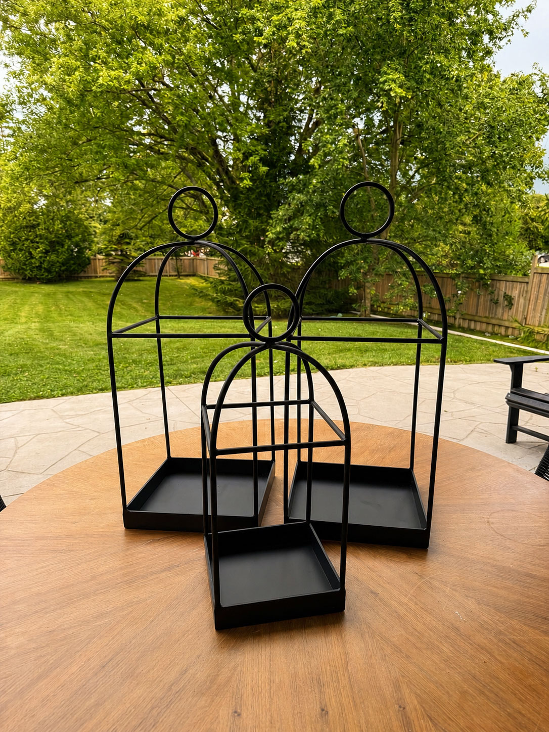 Black Metal Birdcage Lantern